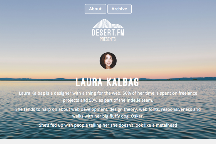 Desert.fm presents Laura Kalbag