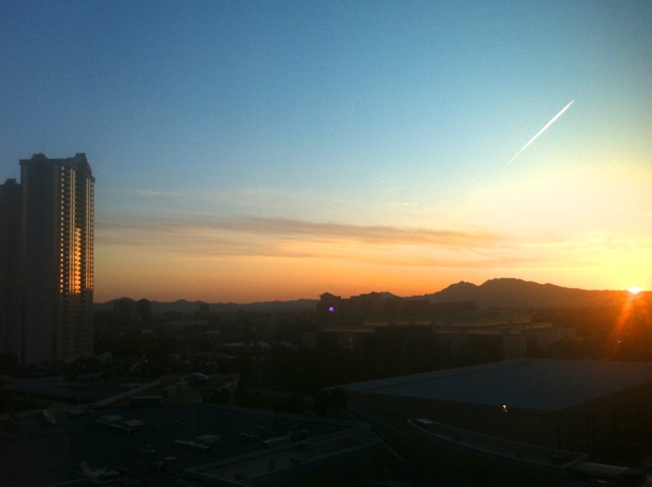 One of a few sunrises I experienced whilst extremely jetlagged at Future Insights Live in Vegas