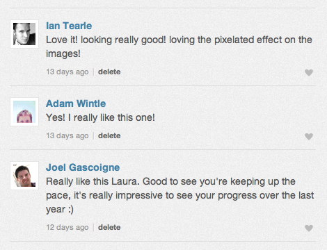 More positive feedback from Dribbble