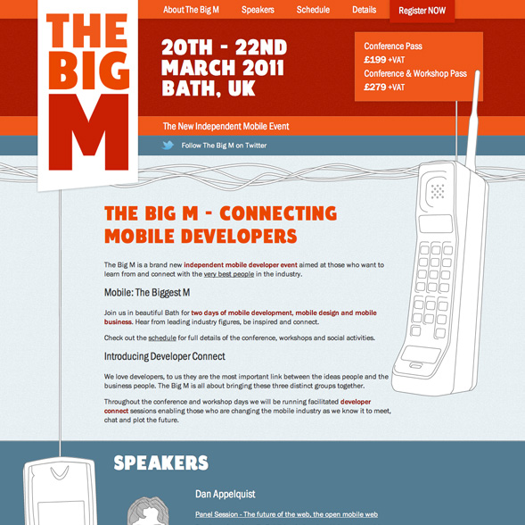 The Big M website